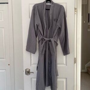 Gray Men's Robe